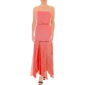 NEW Halston Heritage Colorblock A Line Dress